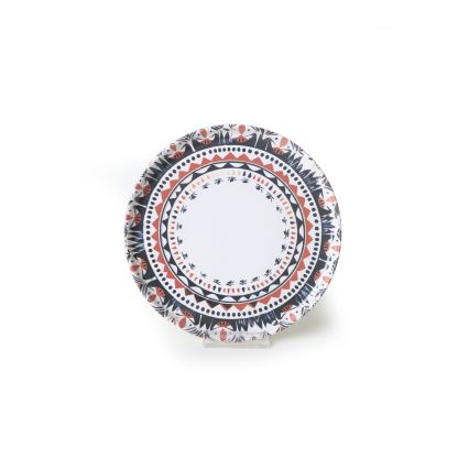 Spisesæt, 24 dele – flerfarvet stentøj