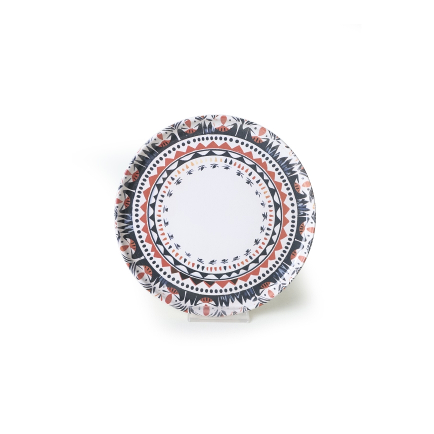 Spisesæt, 24 dele – flerfarvet stentøj