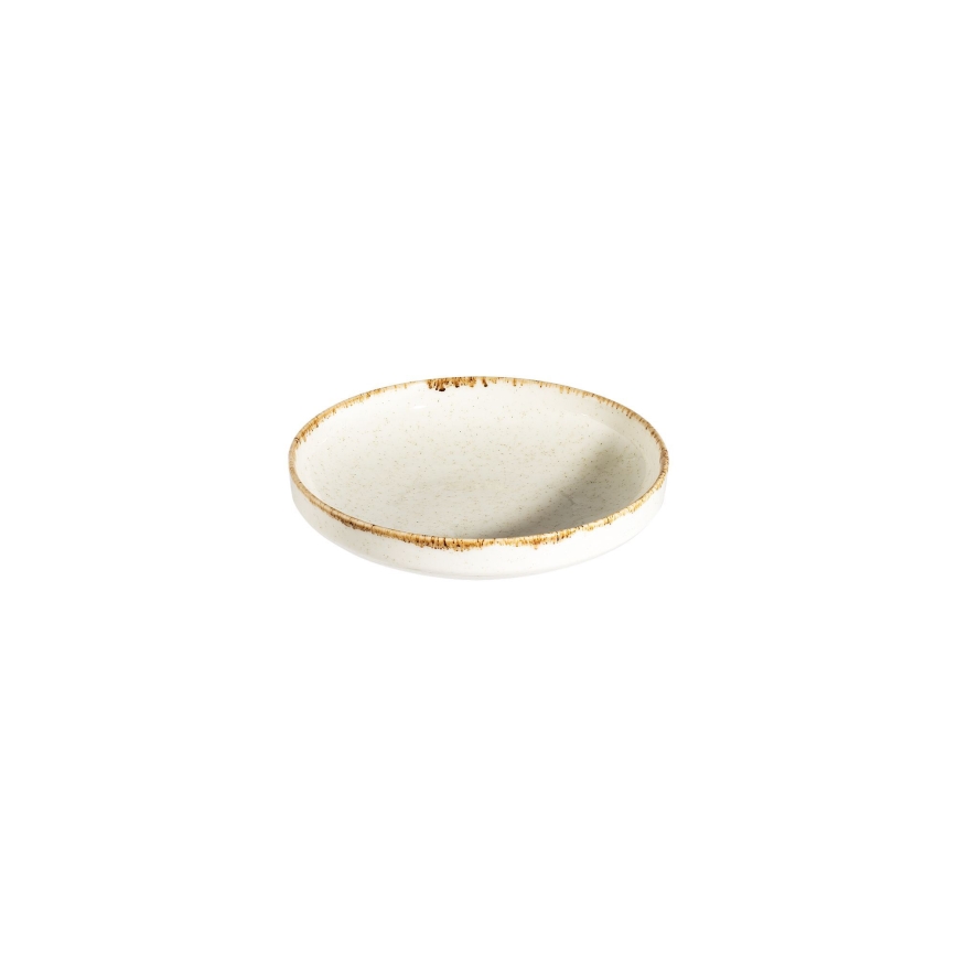 Spisesæt 24 dele hvid/beige/porcelæn