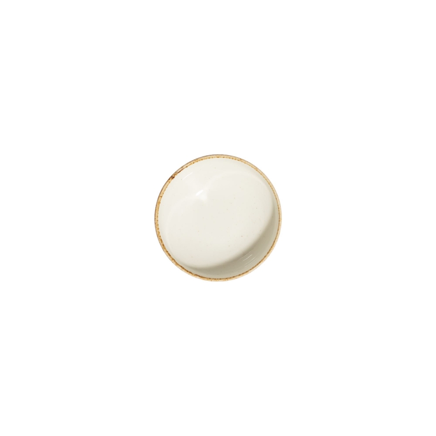 Spisesæt 24 dele hvid/beige/porcelæn