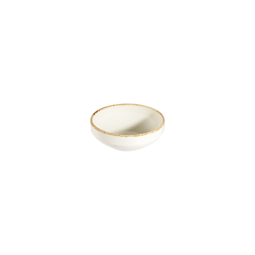 Spisesæt 24 dele hvid/beige/porcelæn