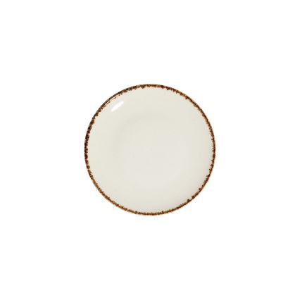 Spisesæt 24 dele hvid/beige/porcelæn