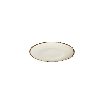 Spisesæt 24 dele hvid/beige/porcelæn