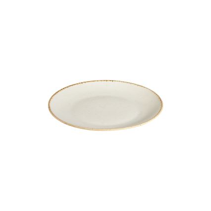 Spisesæt 24 dele hvid/beige/porcelæn