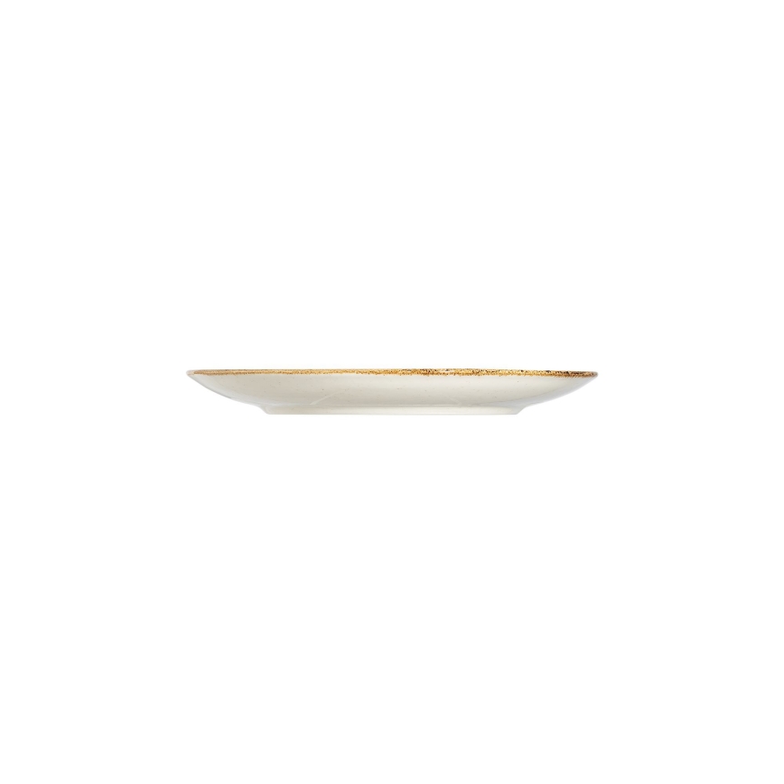 Spisesæt 24 dele hvid/beige/porcelæn