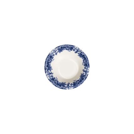 Spisesæt 24 dele hvid/blå/porcelæn