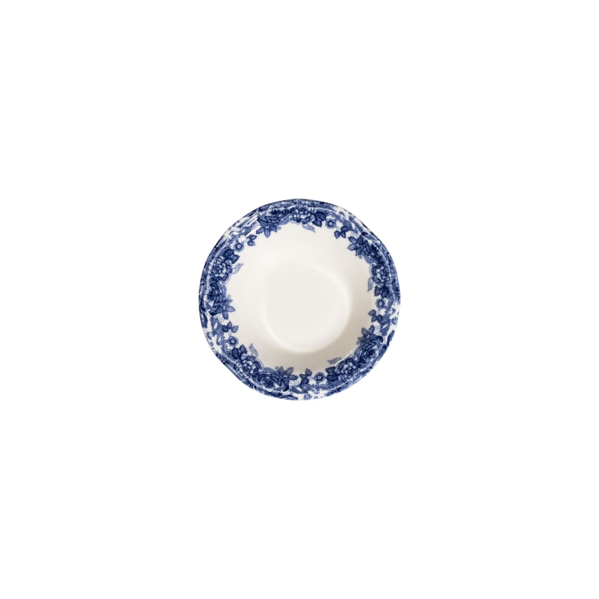 Spisesæt 24 dele hvid/blå/porcelæn