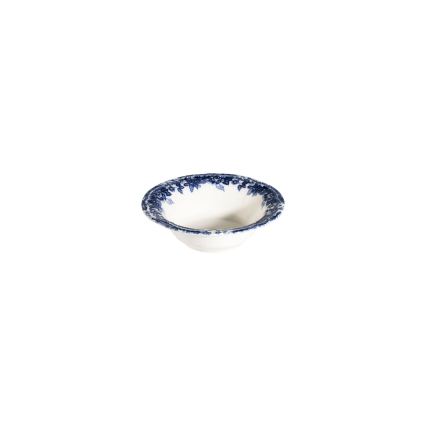 Spisesæt 24 dele hvid/blå/porcelæn