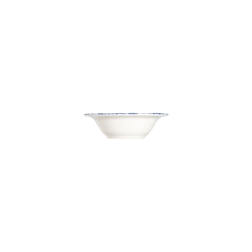 Spisesæt 24 dele hvid/blå/porcelæn