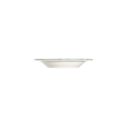 Spisesæt 24 dele hvid/grøn/porcelæn