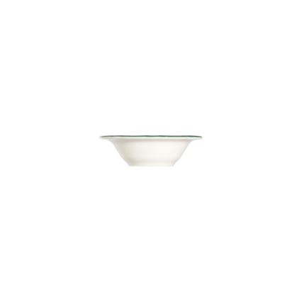 Spisesæt 24 dele hvid/grøn/porcelæn