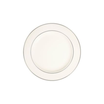 Spisesæt 24 dele hvid/sølv/porcelæn