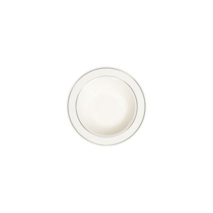 Spisesæt 24 dele hvid/sølv/porcelæn