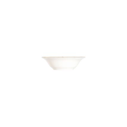 Spisesæt, 24 dele — hvidt porcelæn med gulddetaljer