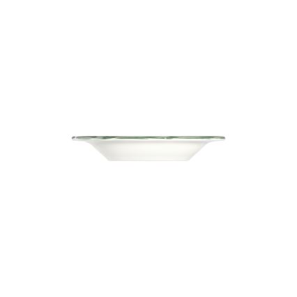 Spisesæt 24 stk. hvid/grøn/porcelæn