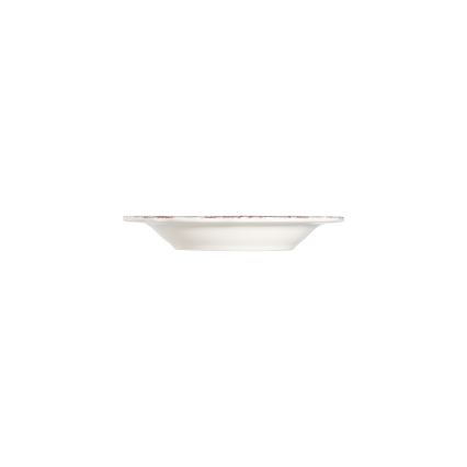 Spisesæt 24 stk. hvid/lyserød/porcelæn