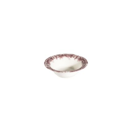 Spisesæt 24 stk. hvid/lyserød/porcelæn