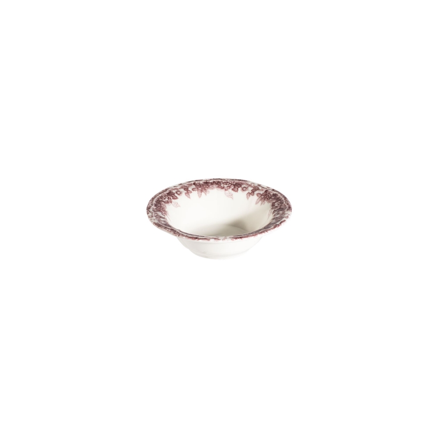 Spisesæt 24 stk. hvid/lyserød/porcelæn