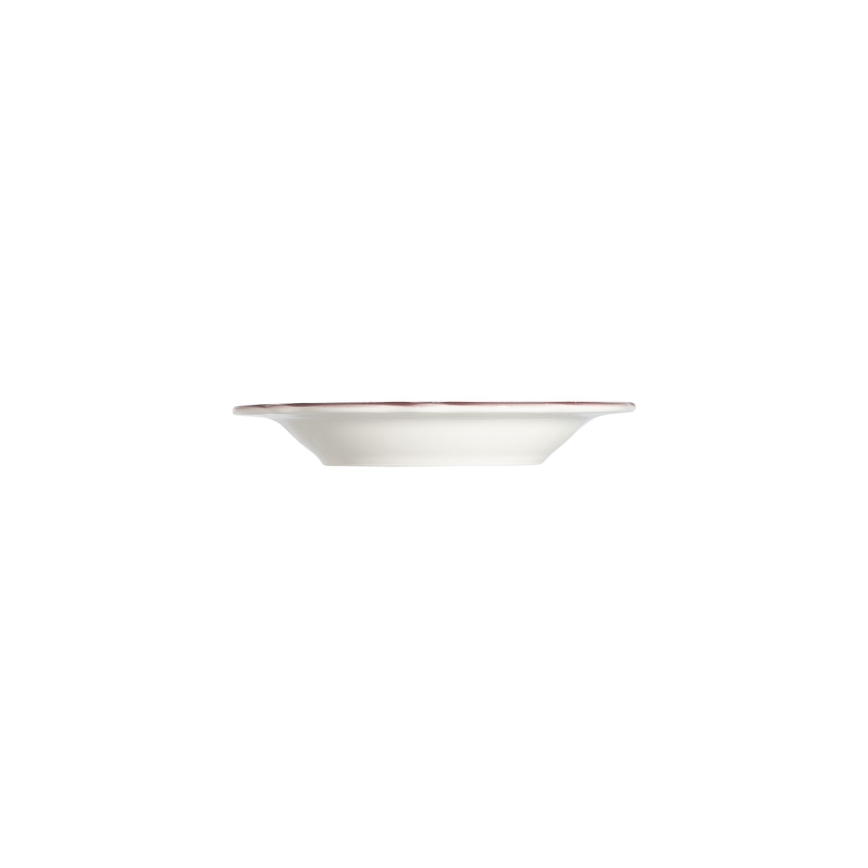 Spisesæt 24 stk hvid/lyserød/porcelæn