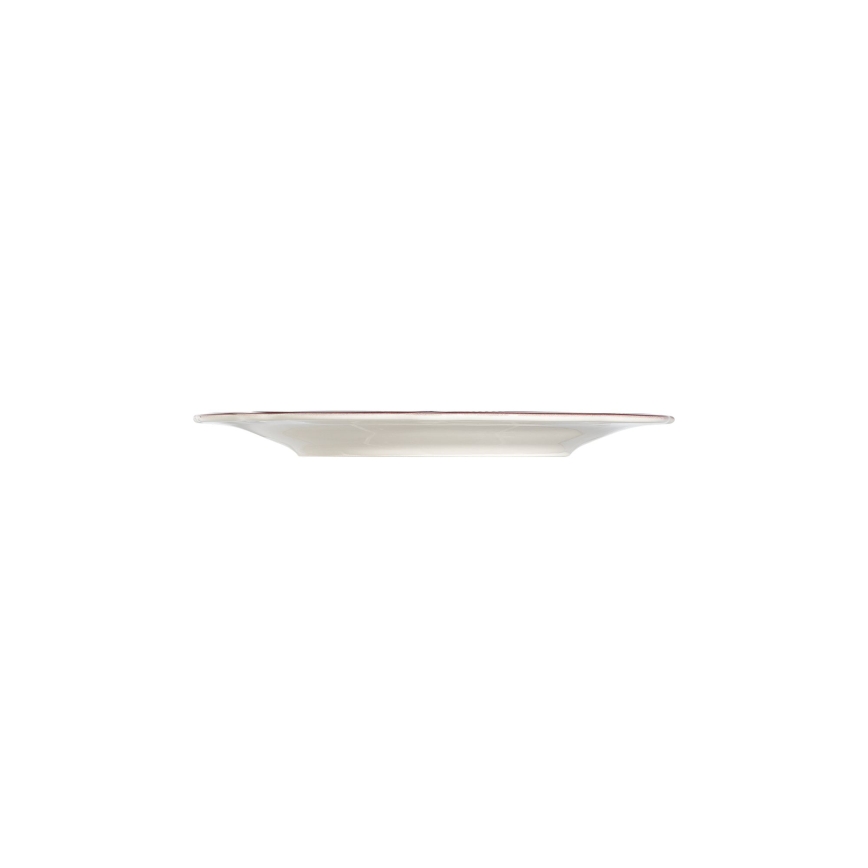 Spisesæt 24 stk hvid/lyserød/porcelæn