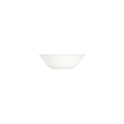 Spisesæt, 24 stk., hvid/rød/blå, porcelæn