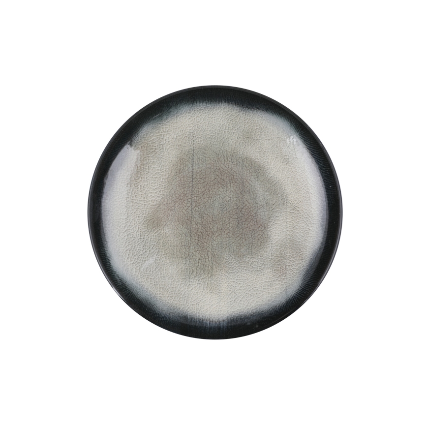 Spisesæt 26 dele blå/brun/porcelæn