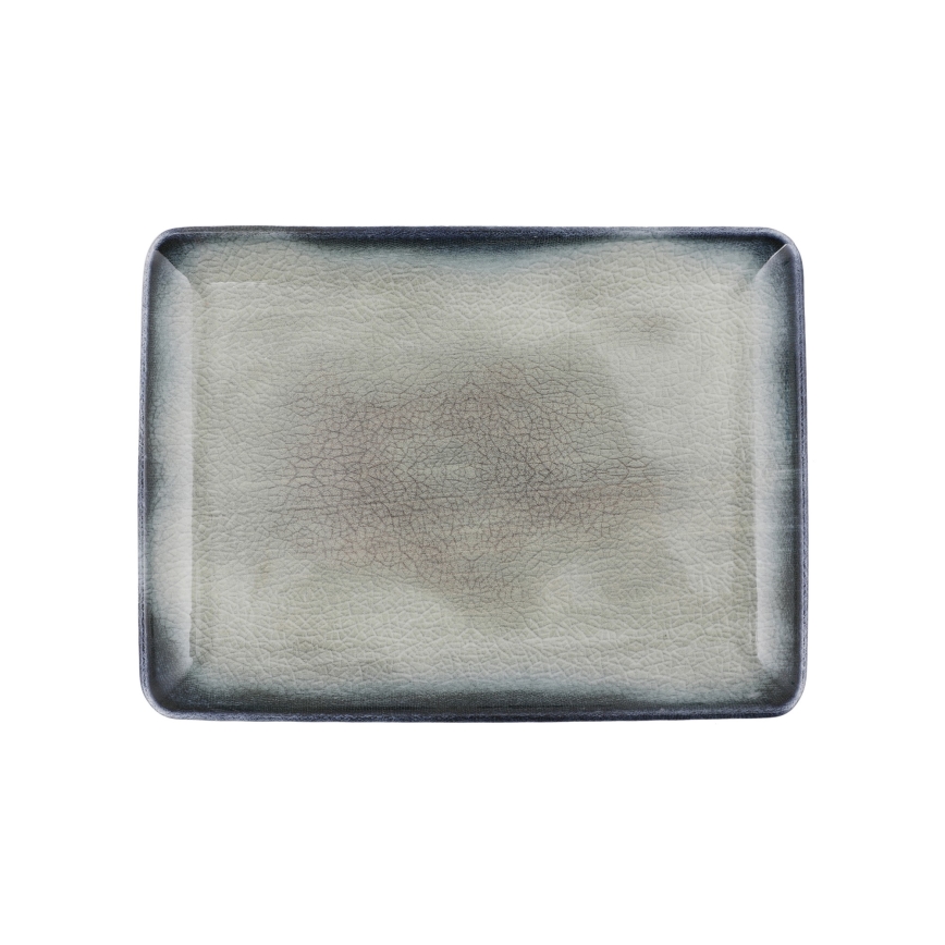 Spisesæt 26 dele blå/brun/porcelæn