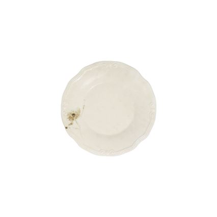 Spisesæt, 27 dele, cremefarvet porcelæn