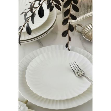 Spisesæt 52 dele hvid/porcelæn