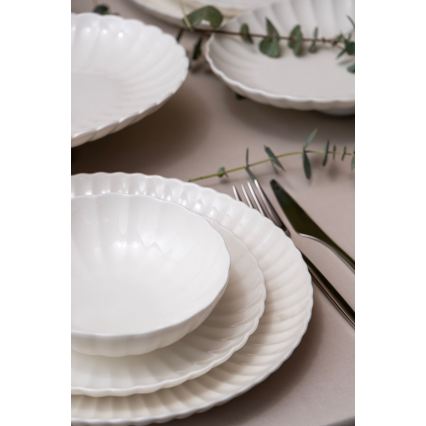 Spisesæt 52 dele hvid/porcelæn