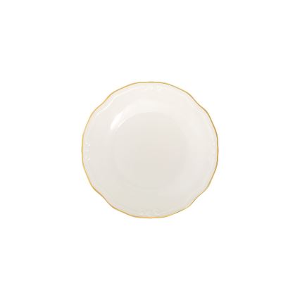 Spisesæt 53 dele hvid/guld/porcelæn