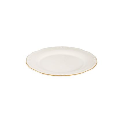 Spisesæt 53 dele hvid/guld/porcelæn