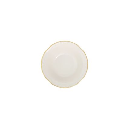 Spisesæt 53 dele hvid/guld/porcelæn