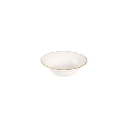 Spisesæt 53 dele hvid/guld/porcelæn