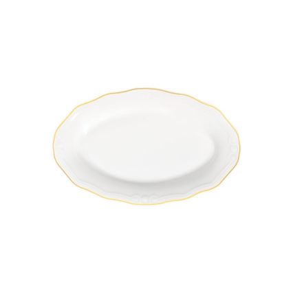 Spisesæt 53 dele hvid/guld/porcelæn