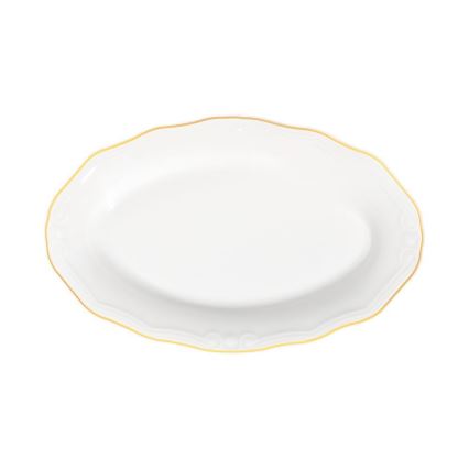 Spisesæt 53 dele hvid/guld/porcelæn