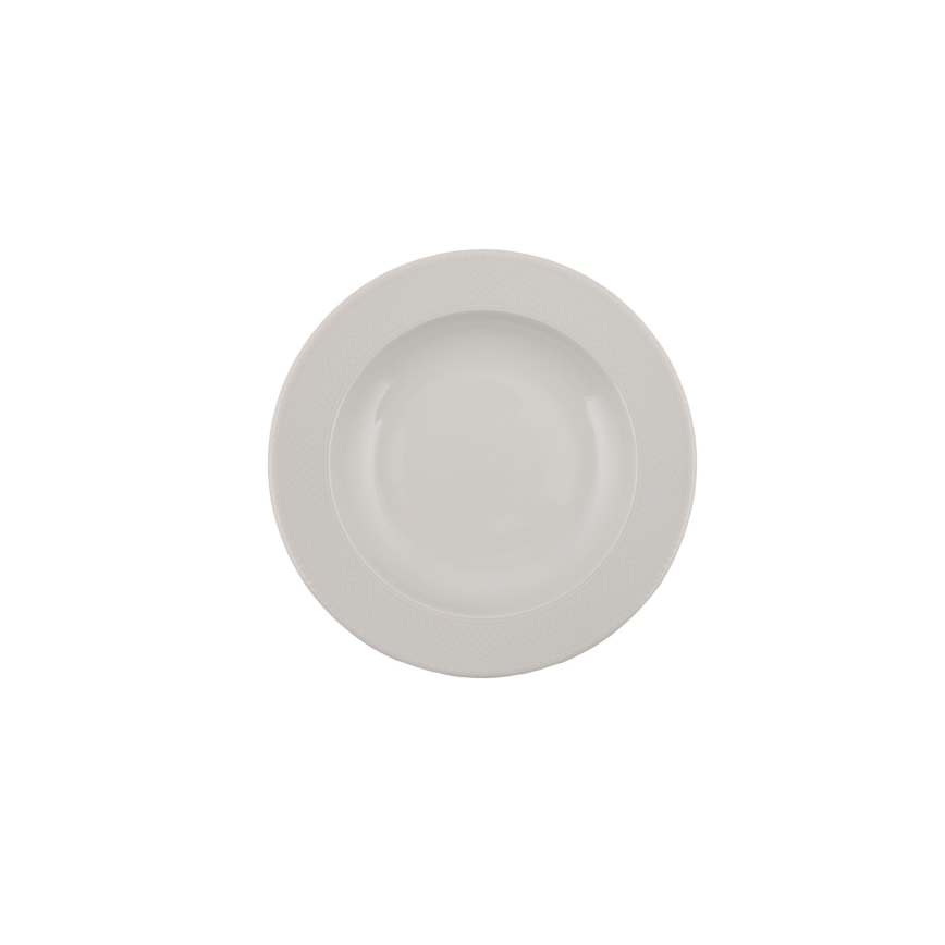 Spisesæt 53 dele hvid/porcelæn