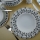 Spisesæt 62 stk. hvid/blå/sort/porcelæn