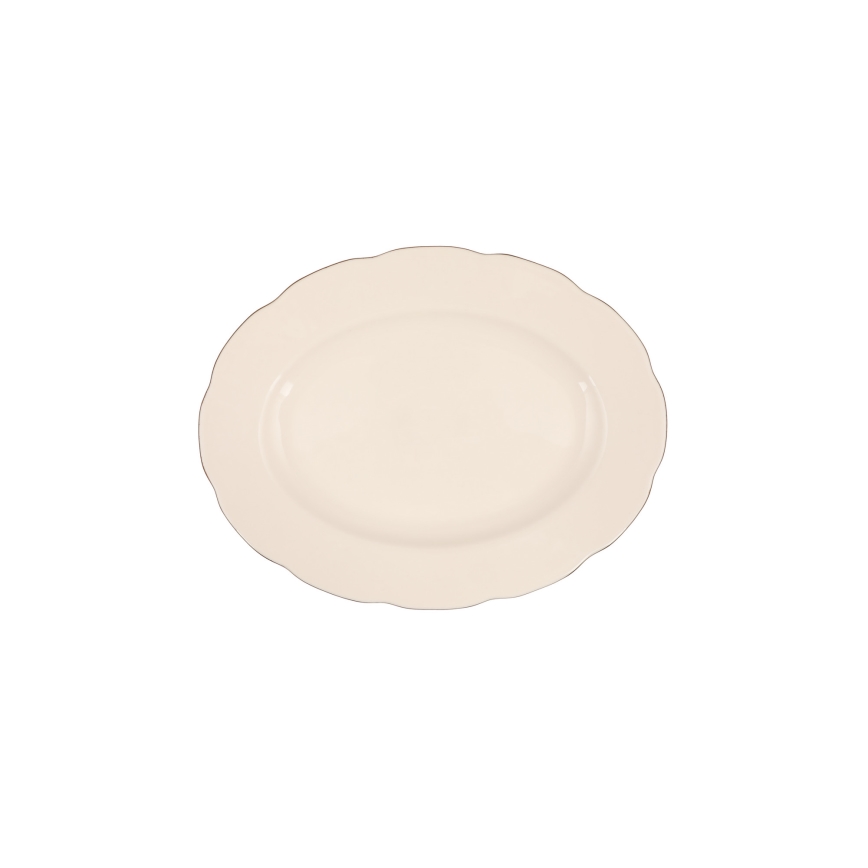 Spisesæt 83 dele hvid/kobber/porcelæn