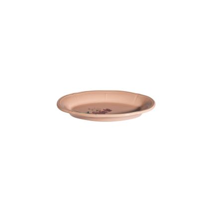 Spisesæt i porcelæn, 27 dele – rosa/hvid