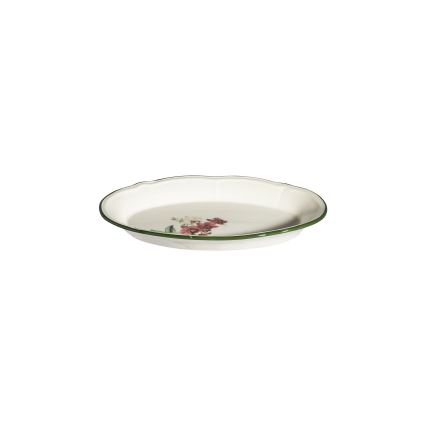 Spisesæt i porcelæn, 27 dele – rosa/hvid