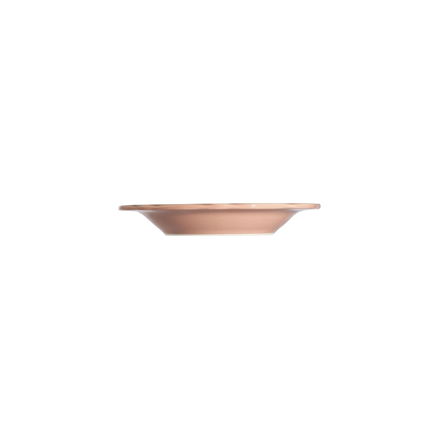 Spisesæt i porcelæn, 27 dele – rosa/hvid