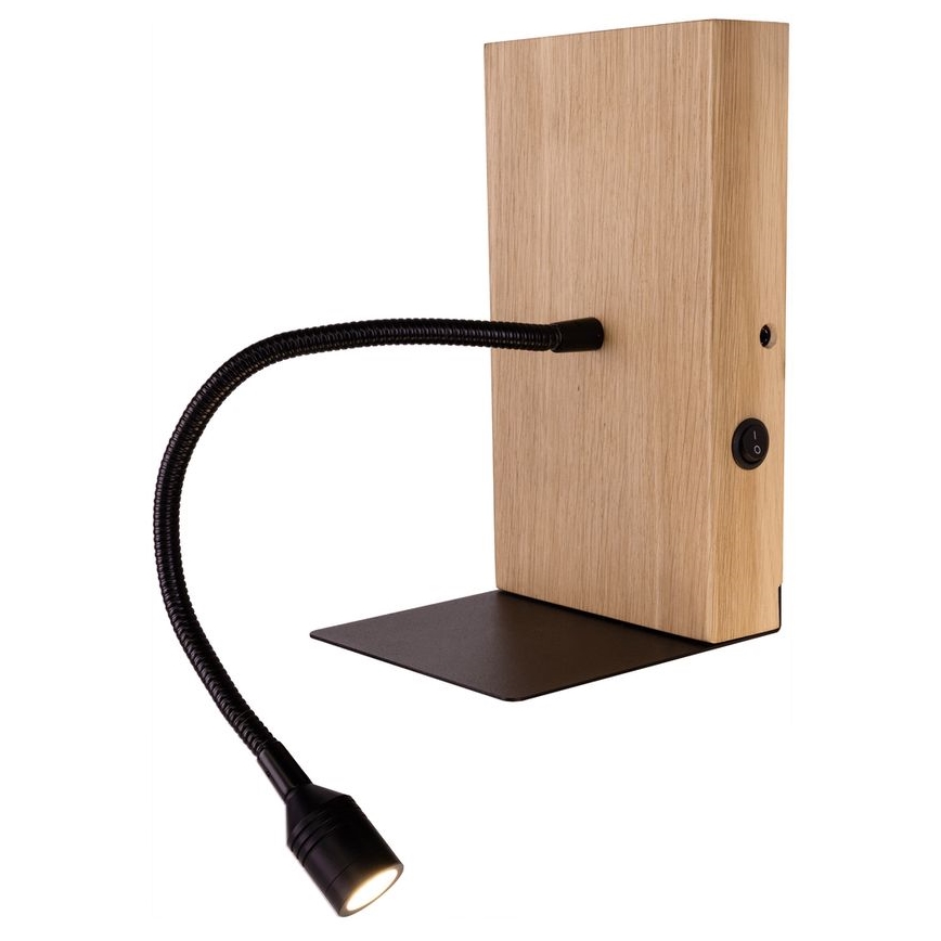 Væglampe LECTOR LED/2,5W/230V USB eg – FSC certificeret