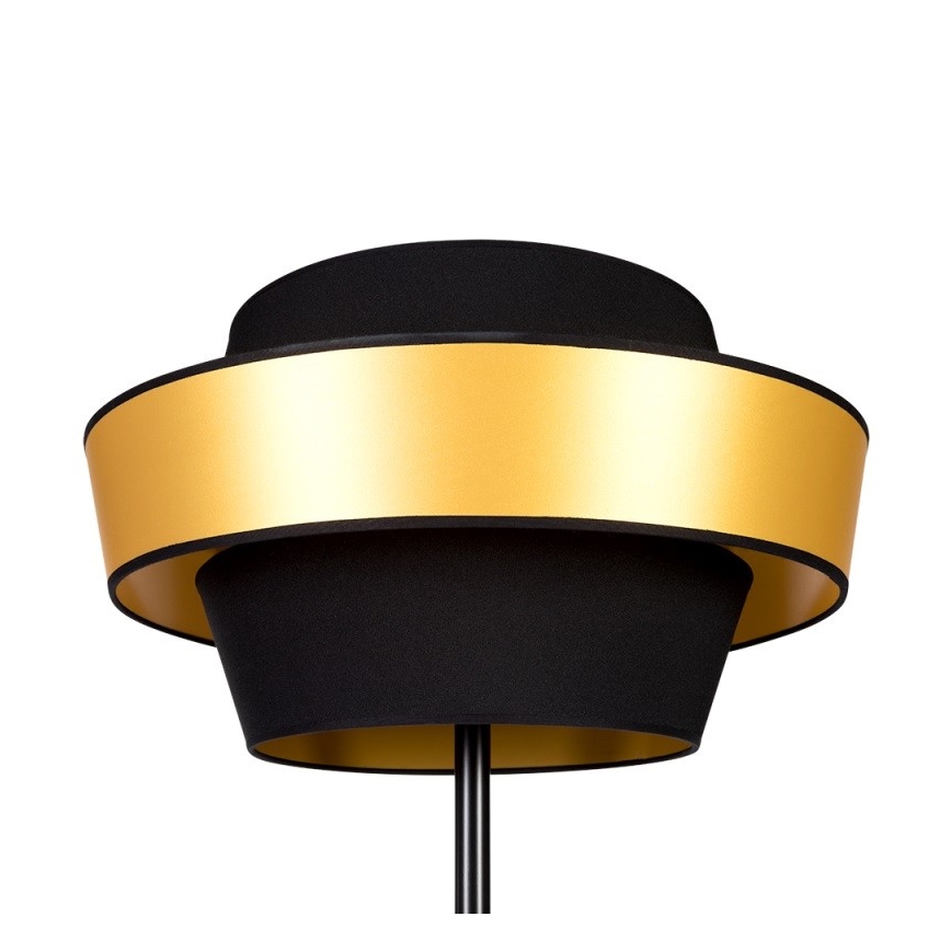 Gulvlampe PRETO GOLD 1xE27/60W/230V - FSC-certificeret