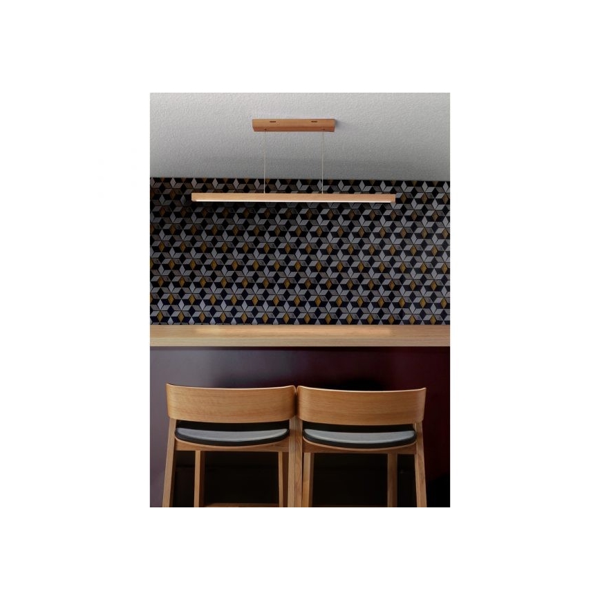 LED Dæmpbar lysekrone med wireophæng SMAL LED/18W/230V eg