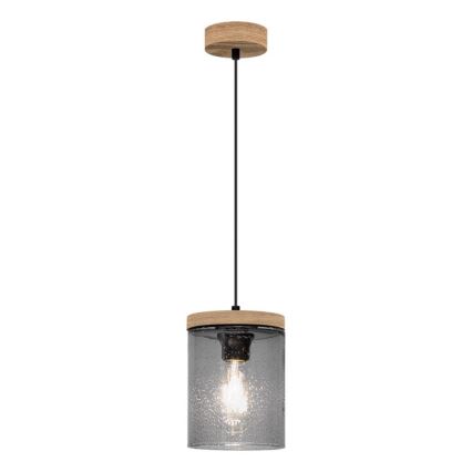 Pendel MONSUN 1xE27/60W/230V fyrretræ