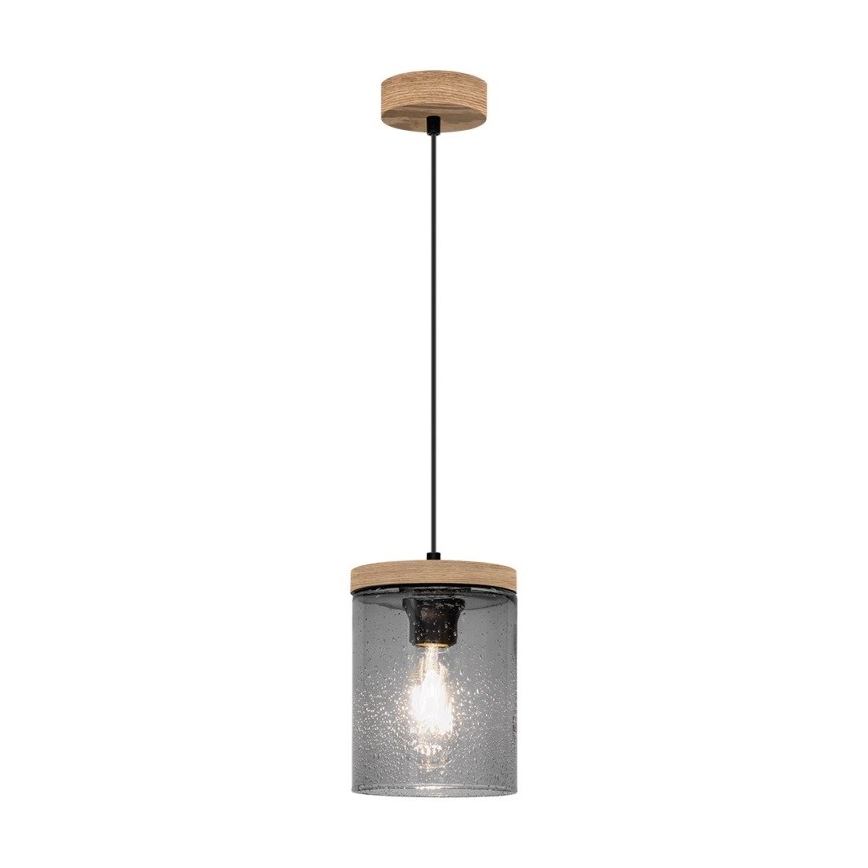 Pendel MONSUN 1xE27/60W/230V fyrretræ