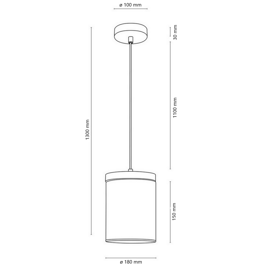 Pendel MONSUN 1xE27/60W/230V fyrretræ