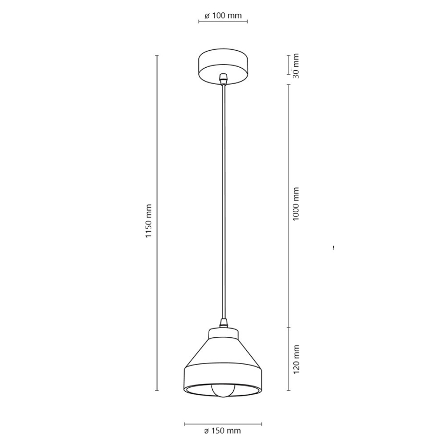Pendel TRISTAN 1xE14/40W/230V eg