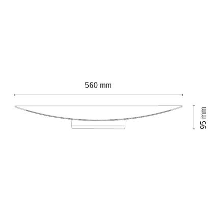 Dæmpbar LED-væglampe DUBAI LED/6,5W/230V eg